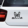 Reflective Dog Car Window Decal