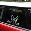 Reflective Dog Car Window Decal