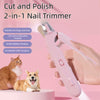 2-in-1 LED Pet Nail Clippers – Safe, Precise Trimming for Pets