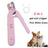 2-in-1 LED Pet Nail Clippers – Safe, Precise Trimming for Pets