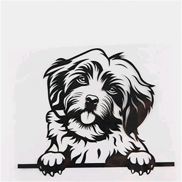 Dog Car Window Decal
